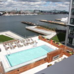 The rooftop pool at The Eddy.