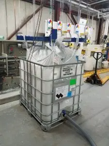 Dewatering Bag and tote configuration.